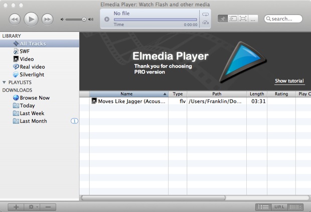 Elmedia Player sur Mac