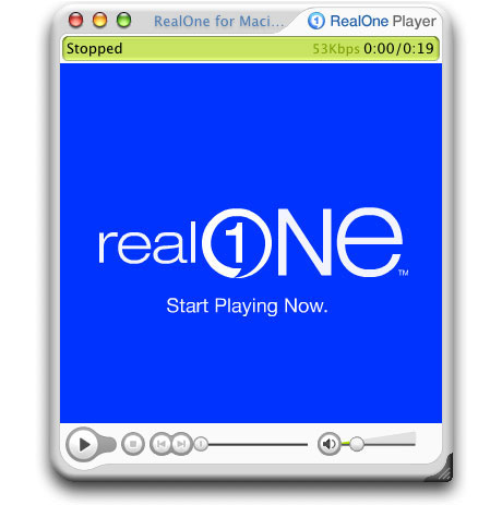 Image de Real Player sur Mac